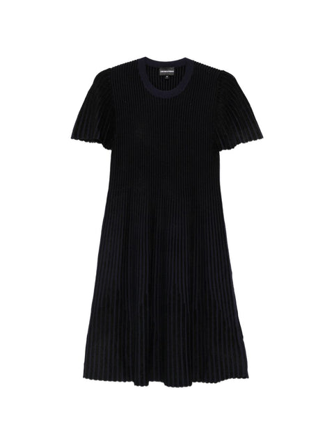 Emporio Armani Striped Midi Dress