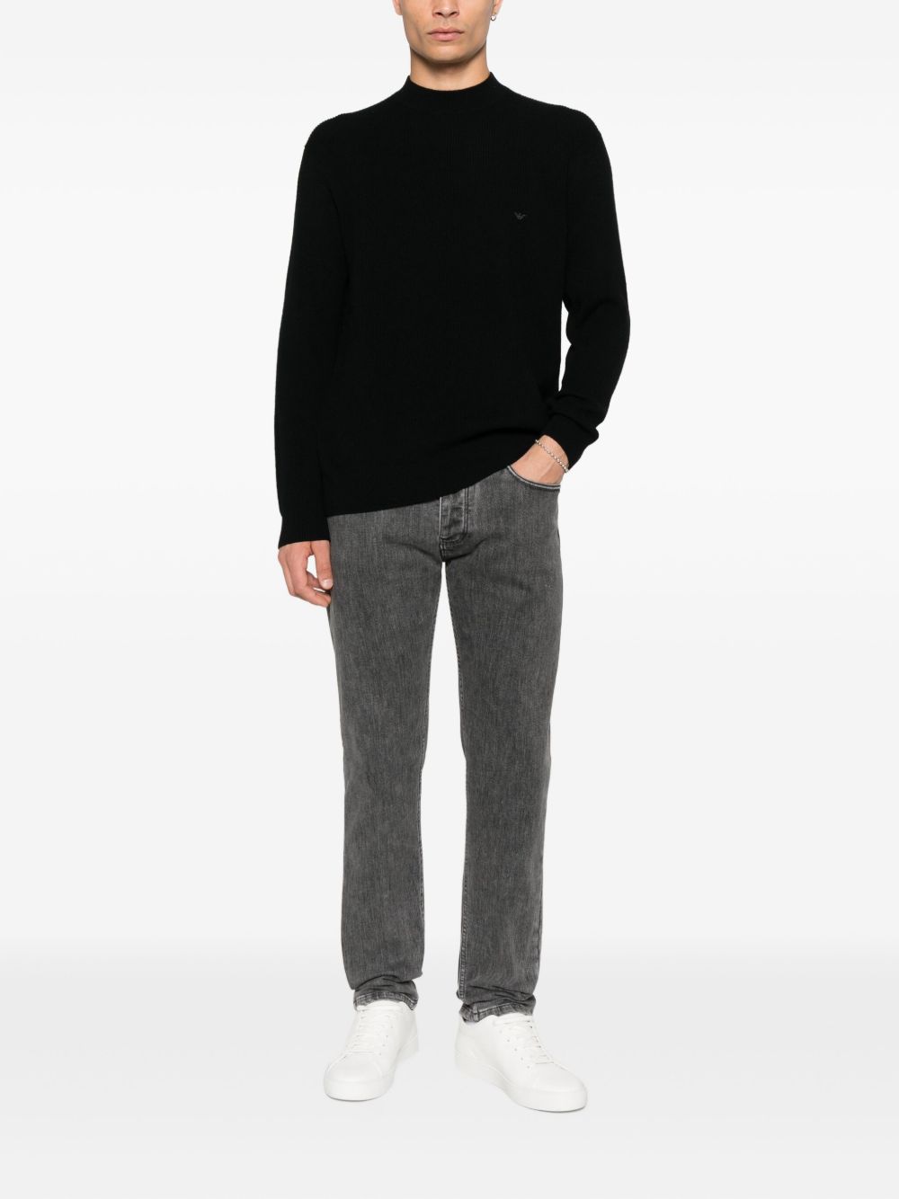 Emporio Armani Sweaters Black