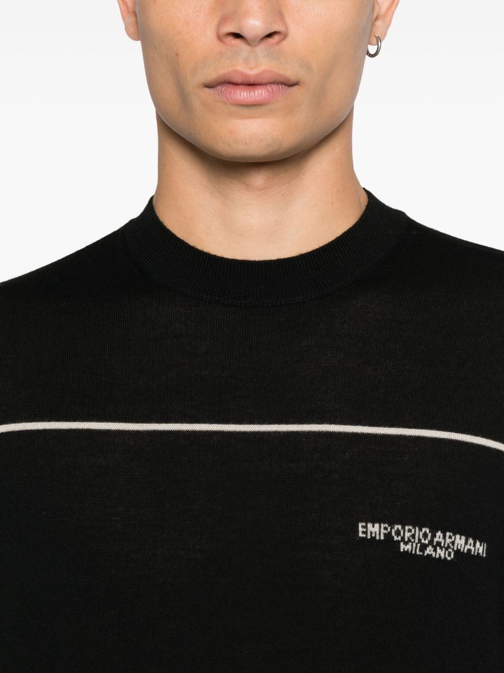 Emporio Armani Sweaters Black