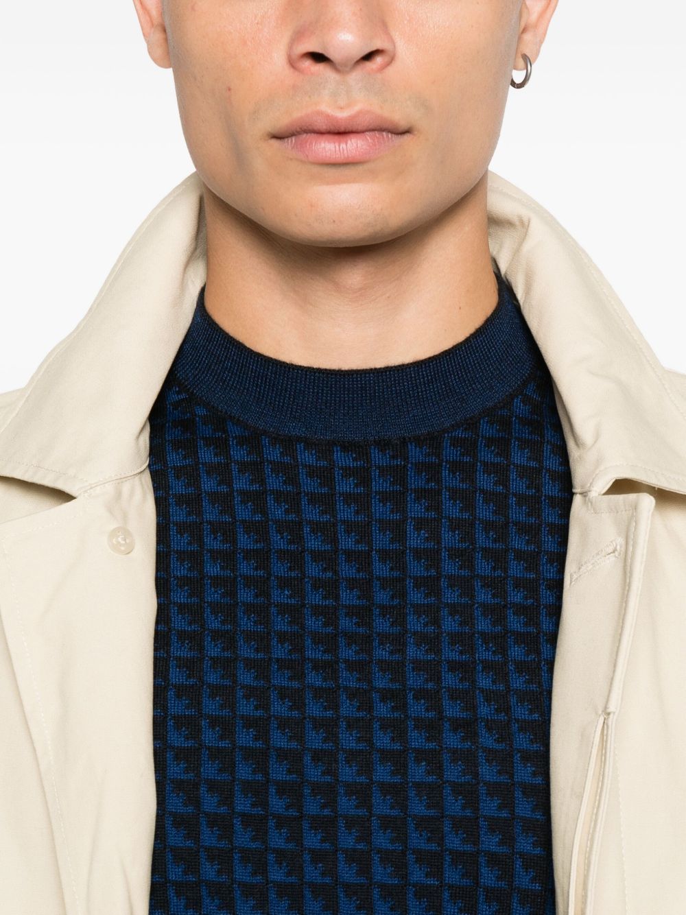 Emporio Armani Sweaters Blue