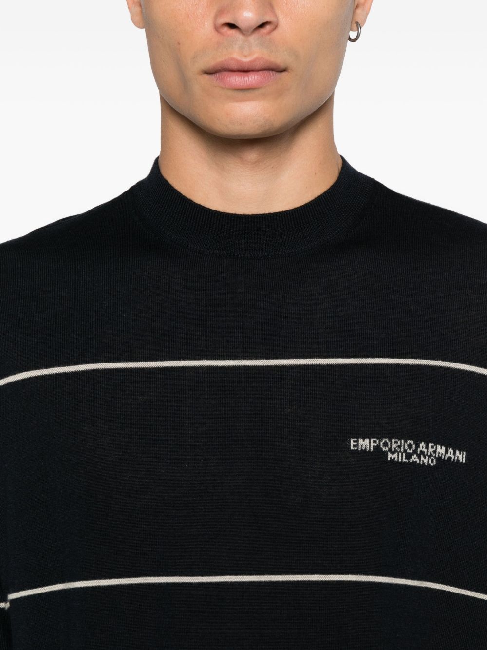 Emporio Armani Sweaters Blue