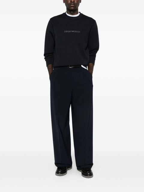 Emporio Armani Sweaters NAVY