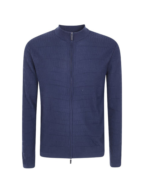 Emporio Armani Sweaters NAVY