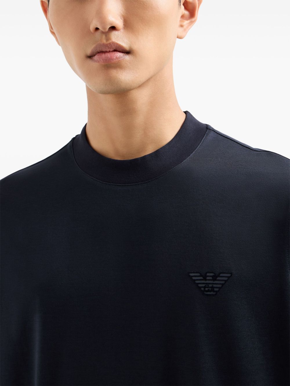 Emporio Armani T-shirts and Polos Blue-Topwear-Emporio Armani-S-Urbanheer