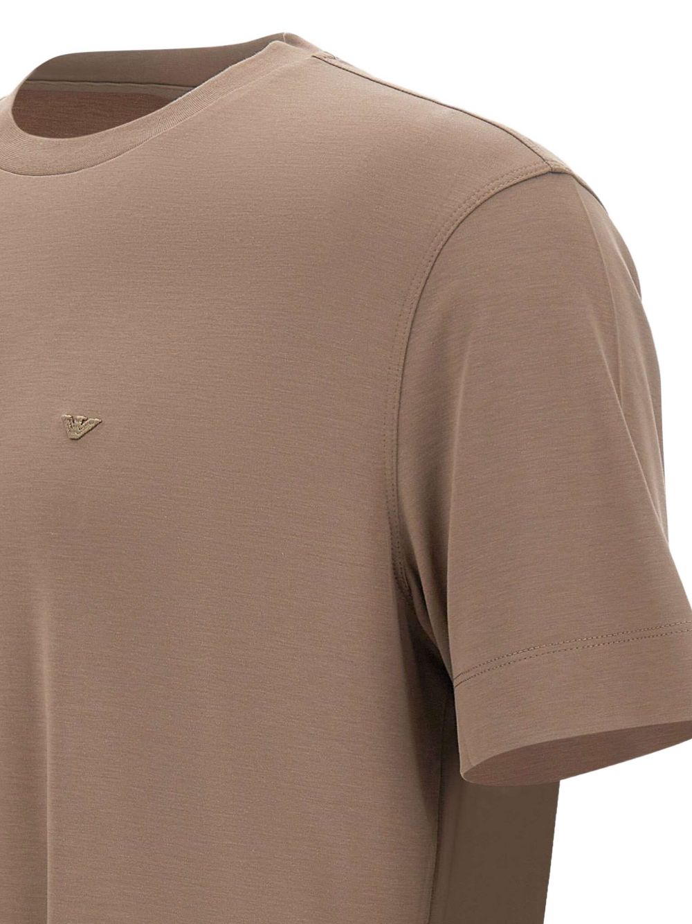 Emporio Armani T-shirts and Polos Brown