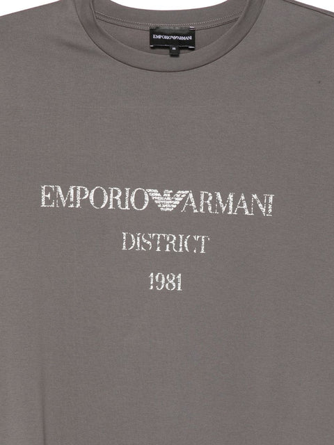Emporio Armani T-shirts and Polos GREY