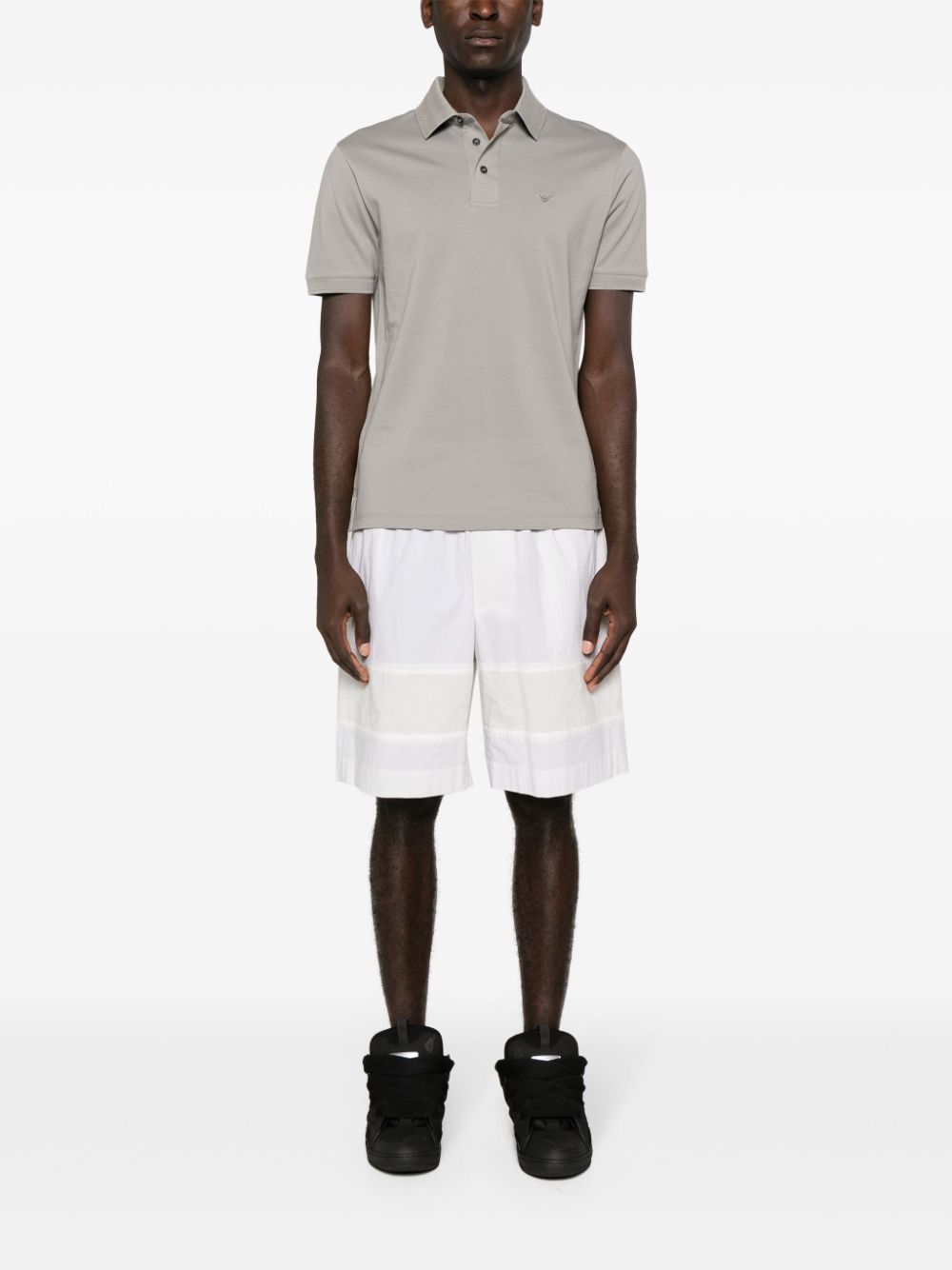 Emporio Armani T-shirts and Polos Grey-men > clothing > topwear-Emporio Armani-XL-Grey-Urbanheer