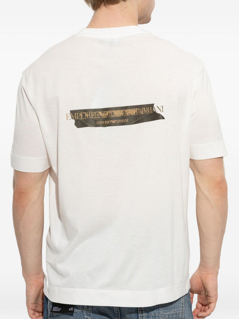 Emporio Armani T-shirts and Polos WHITE