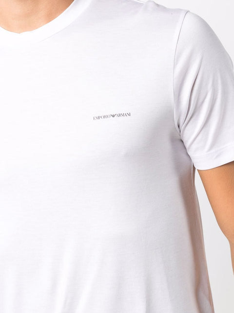 Emporio Armani T-shirts and Polos White-men > clothing > topwear-Emporio Armani-L-White-Urbanheer
