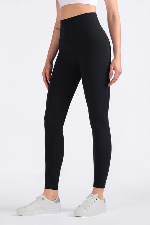 Empower High Waist Leggings Fiery Black-Leggings-91thelabel-S-Urbanheer