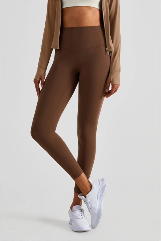 Empower High Waist Leggings Fiery Chestnut-Leggings-91thelabel-S-Urbanheer
