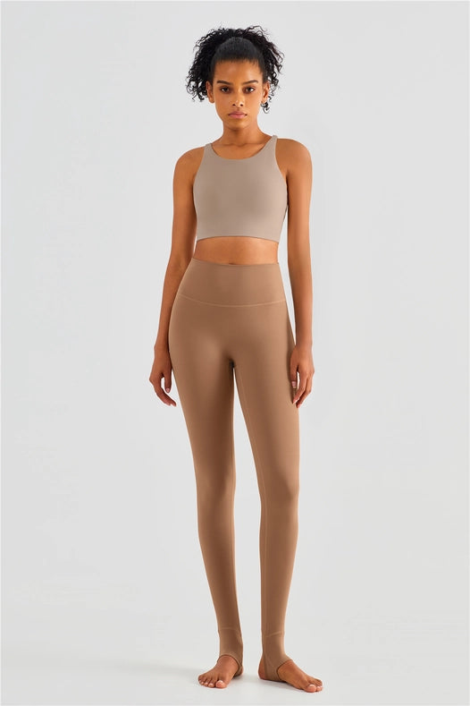 Empower High Waist Leggings Fiery Frappuccino-Leggings-91thelabel-S-Urbanheer