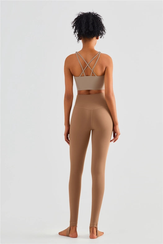 Empower High Waist Leggings Fiery Frappuccino-Leggings-91thelabel-S-Urbanheer