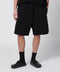 Entire Studios Black cotton Scuba shorts