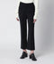 Entire Studios Black wool-blend flared cropped trousers