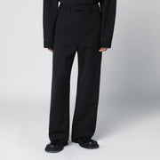 Entire Studios Black wool-blend trousers
