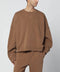 Entire Studios Brown cotton crewneck sweatshirt