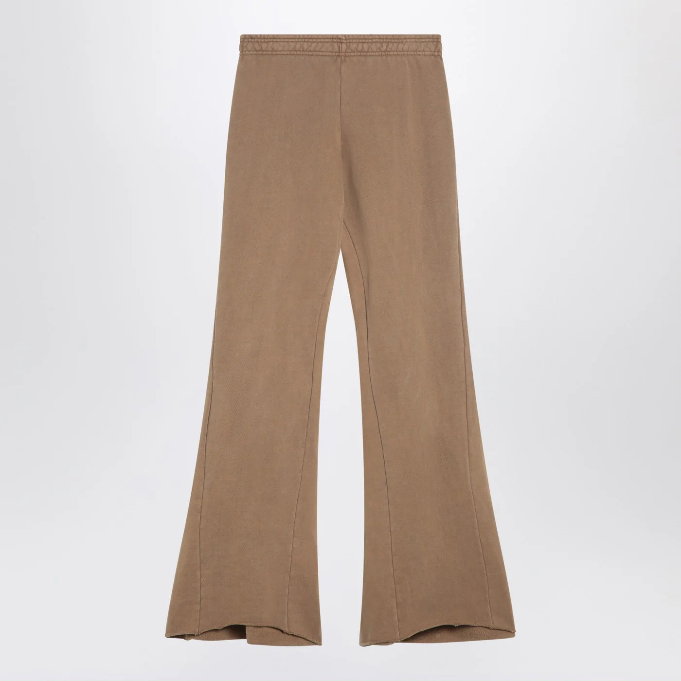 Entire Studios Cotton beige flared trousers