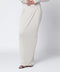 Entire Studios Ivory draped long skirt