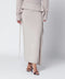 Entire Studios Light beige long wool skirt