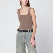 Entire Studios Light brown viscose-blend top