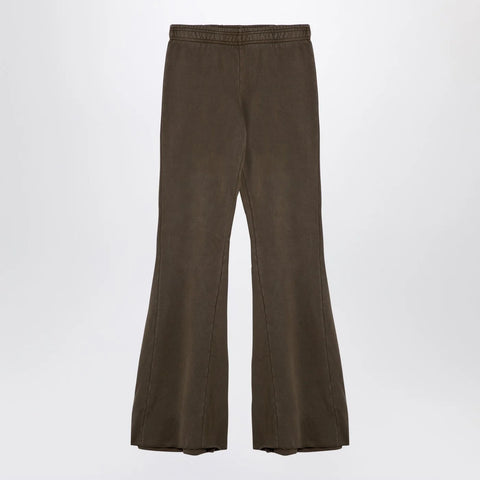 Entire Studios Organic cotton military green flared trousers