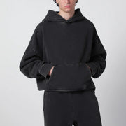 Entire Studios Washed black cotton sweatshirt