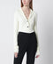 Entire Studios White high-neck Henley top