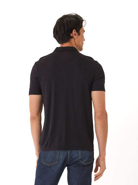 Erick Peached Pique ¼ Zip SS Polo
