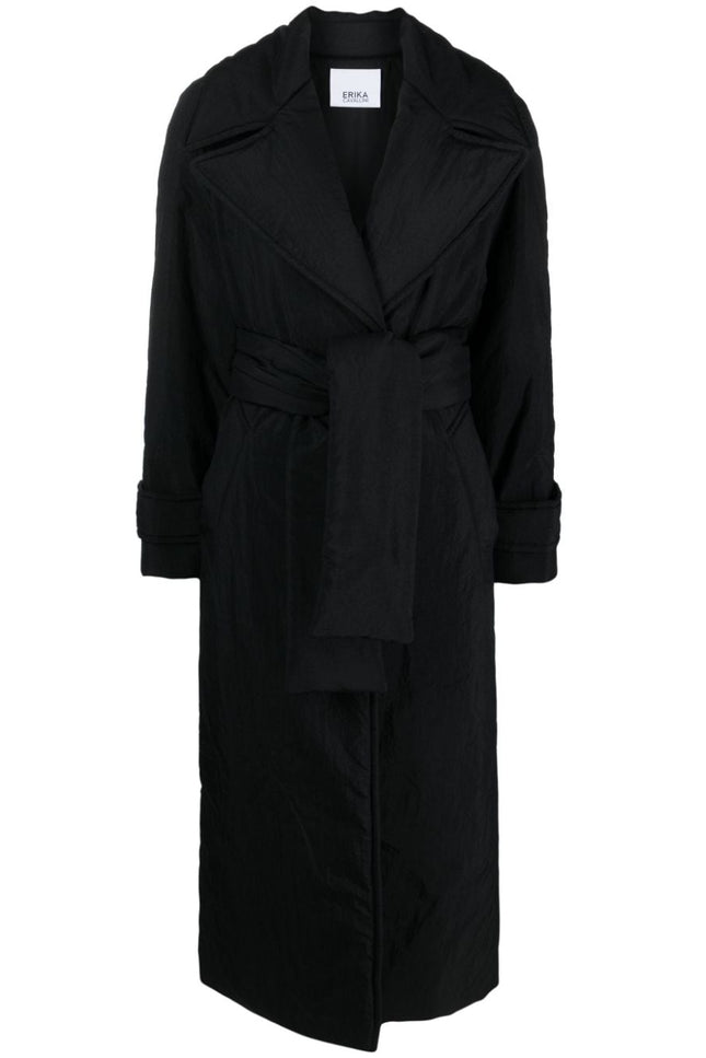 Erika Cavallini Semi-Couture Coats Black