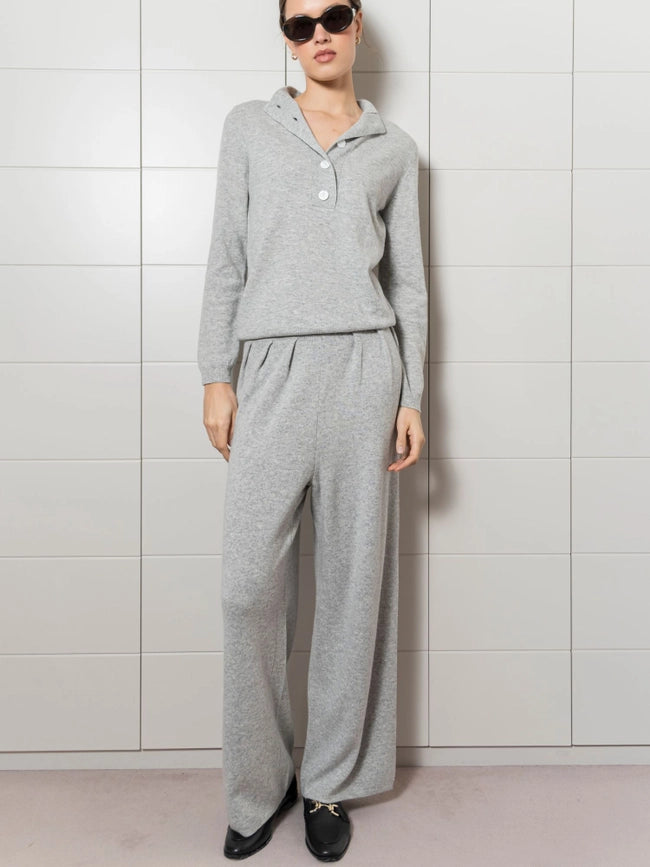 Erin Pants Gray-Pants-Bel Cashmere S.C.-S-Gray-Urbanheer