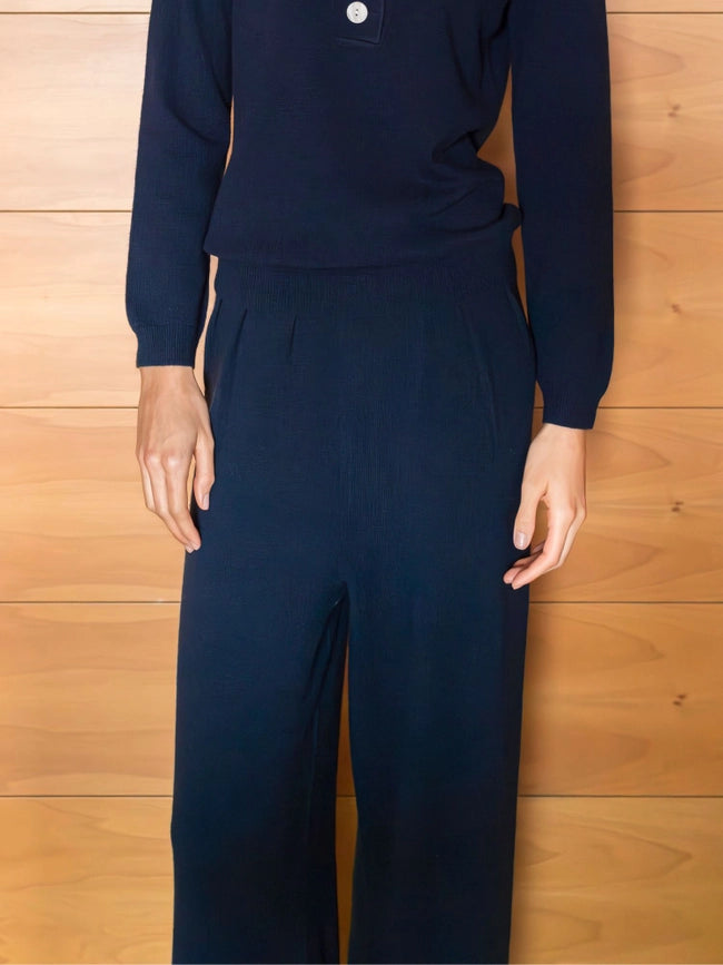 Erin Pants Navy-Pants-Bel Cashmere S.C.-S-Navy-Urbanheer