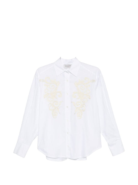 Ermanno Firenze Embroidered cotton shirt
