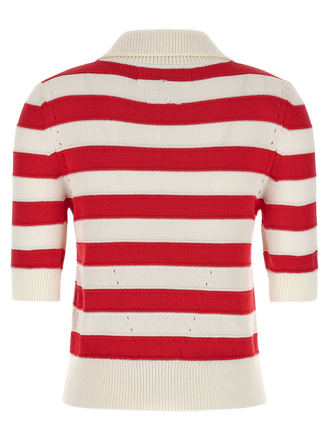 Ermanno Scervino Crochet Polo Shirt