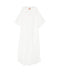 Ermanno Scervino V-neck short sleeves scalloped edge Long kaftan