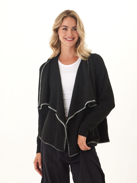 Esmae Cozy Solid Knit Sweater Cardigan