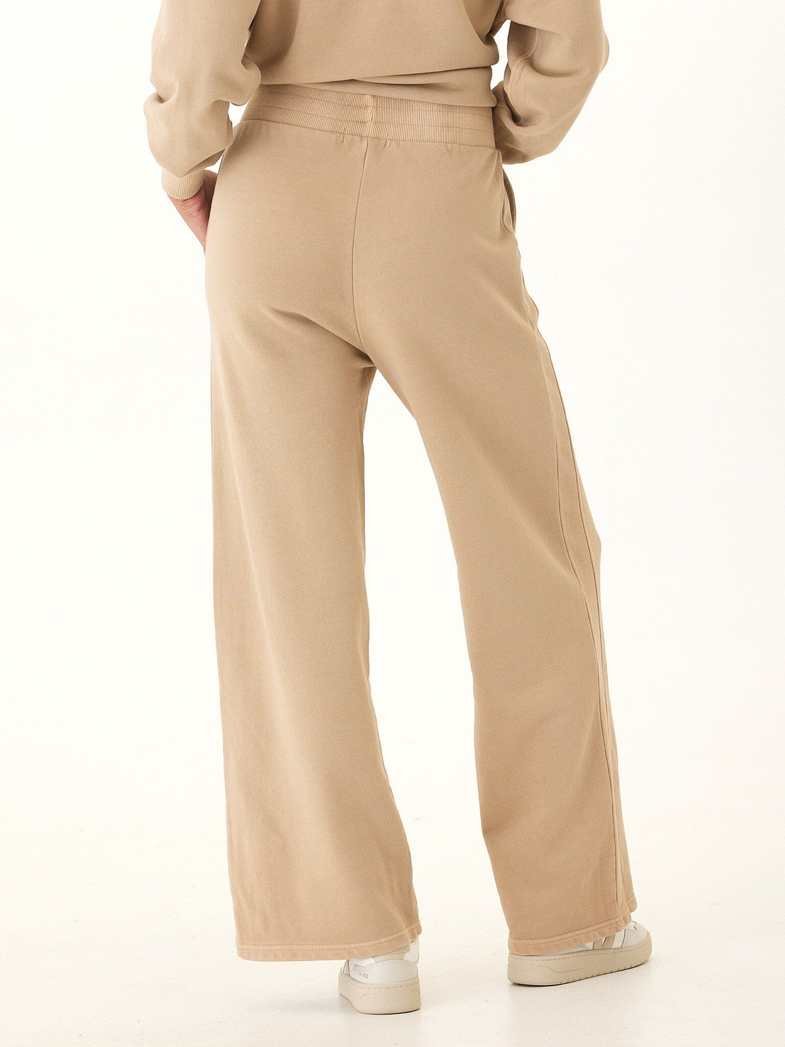 Esmeralda Mineral Wash Cotton Terry Wide Leg Pant