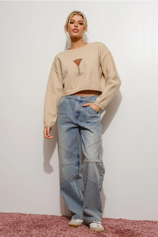 Espresso Martini Sweater-Sweater-Pretty Garbage-S-Bone-Urbanheer