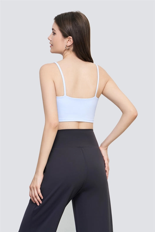 Esther Lycra® Cami Top Sports Bra Baby Blue-Sports bra-91thelabel-S-Urbanheer