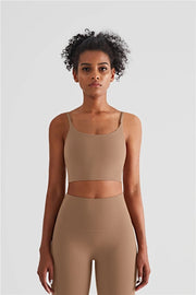 Esther Lycra® Cami Top Sports Bra Frappuccino-Sports bra-91thelabel-S-Urbanheer