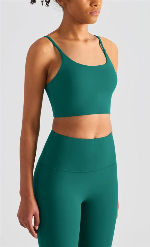 Esther Lycra® Cami Top Sports Bra Laguna-Sports bra-91thelabel-S-Urbanheer