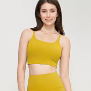 Esther Lycra® Cami Top Sports Bra Turmeric-Sports bra-91thelabel-S-Urbanheer