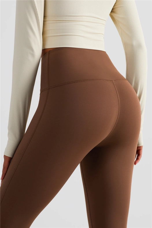Esther Lycra® Seamless High Waist Leggings Chestnut-Leggings-91thelabel-S-Urbanheer