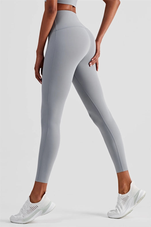 Esther Lycra® Seamless High Waist Leggings Cloud Gray-Leggings-91thelabel-XL-Urbanheer