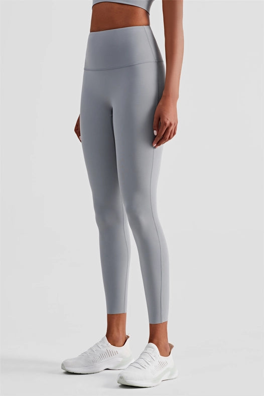 Esther Lycra® Seamless High Waist Leggings Cloud Gray-Leggings-91thelabel-XL-Urbanheer