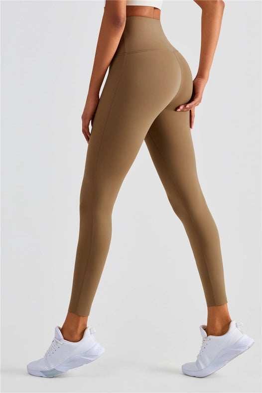 Esther Lycra® Seamless High Waist Leggings Deep Khaki-Leggings-91thelabel-S-Urbanheer