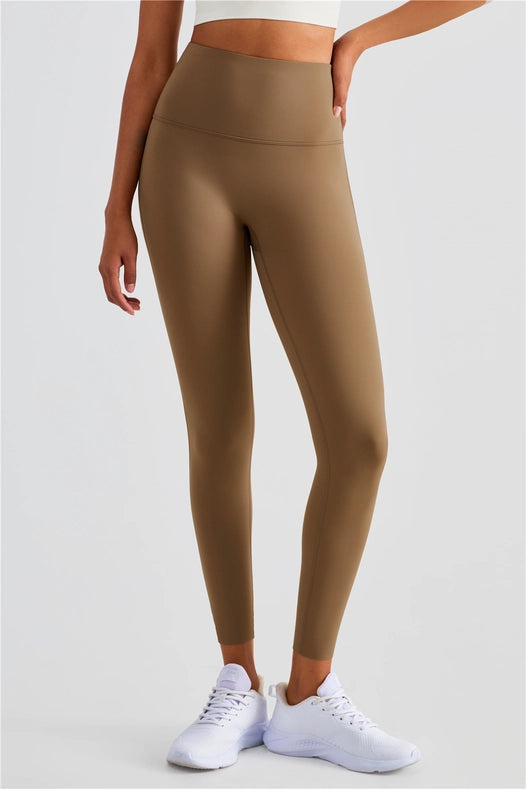 Esther Lycra® Seamless High Waist Leggings Deep Khaki-Leggings-91thelabel-S-Urbanheer