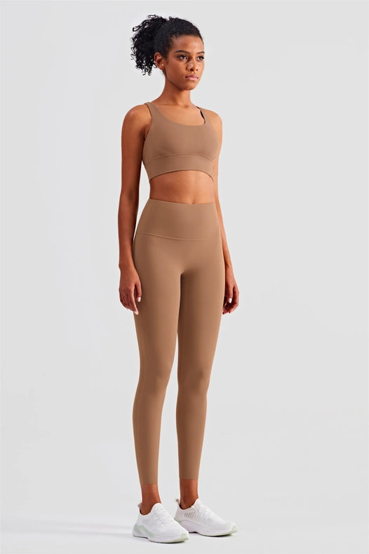 Esther Lycra® Seamless High Waist Leggings Frappuccino-Leggings-91thelabel-S-Urbanheer