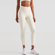 Esther Lycra® Seamless High Waist Leggings-Leggings-91thelabel-S-Ivory-Urbanheer