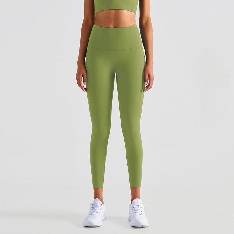 Esther Lycra® Seamless High Waist Leggings Matcha Green-Leggings-91thelabel-S-Urbanheer